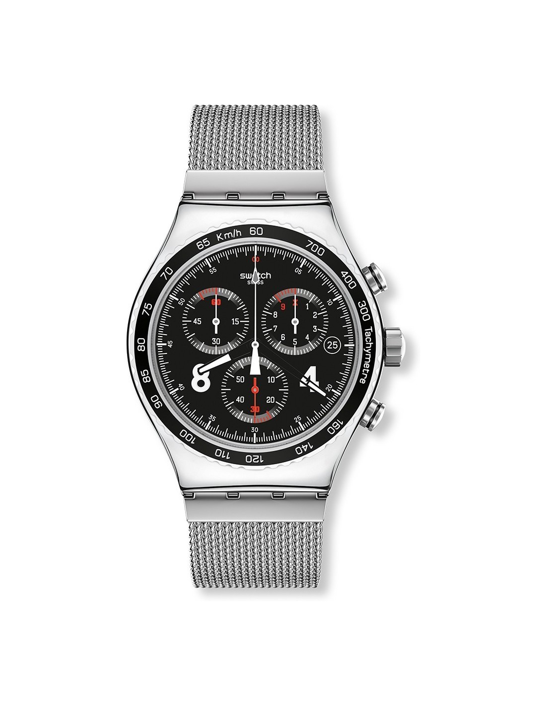 Montre SWATCH Pour homme - YVS401G - Argent - Garantie 1 An